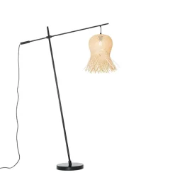 Orientalische Außenstehleuchte aus Bambus IP44 - Carlos