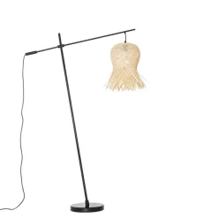 Orientalische Außenstehleuchte aus Bambus IP44 - Carlos