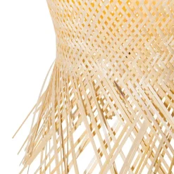 Orientalische Außenstehleuchte aus Bambus IP44 - Carlos