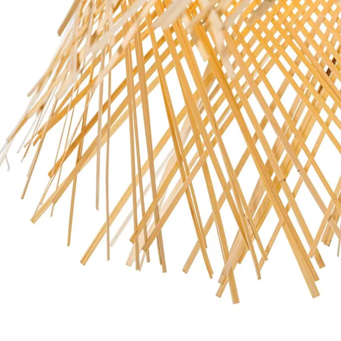 Orientalische Außenstehleuchte aus Bambus IP44 - Carlos