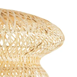 Orientalische Bambus Deckenleuchte - Ostrava Double