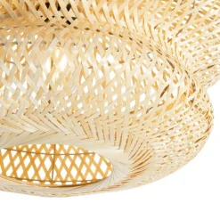 Orientalische Bambus Deckenleuchte - Ostrava Double