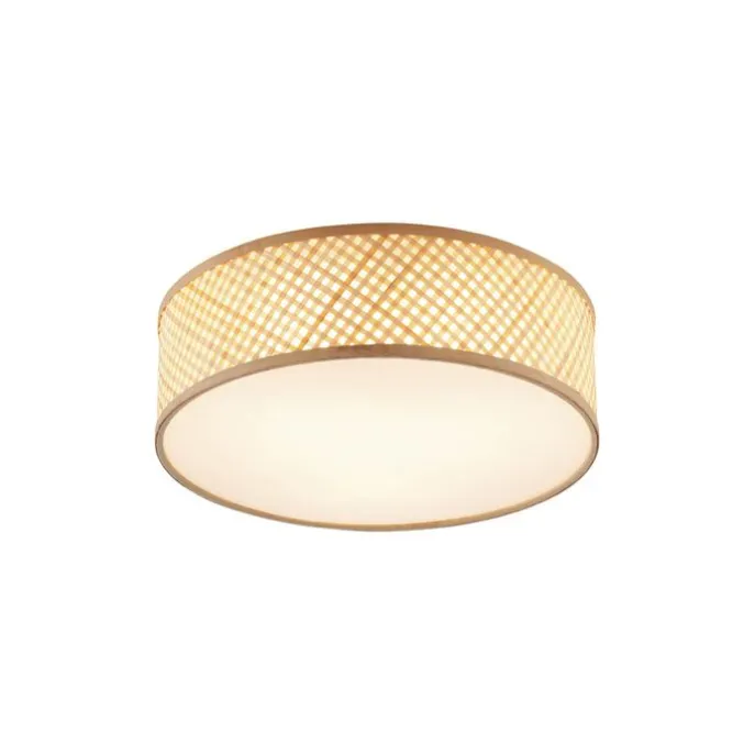 Orientalische Bambus-Deckenleuchte Natur 40cm - Tremmo