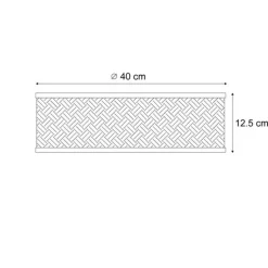 Orientalische Bambus-Deckenleuchte Natur 40cm - Tremmo