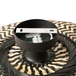 Orientalische Deckenlampe schwarzer Bambus 50 cm - Ostrava