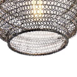 Orientalische Deckenlampe schwarz - Nidum Bene
