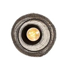 Orientalische Deckenlampe schwarz - Nidum Bene