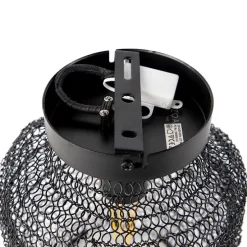 Orientalische Deckenlampe schwarz - Nidum Bene