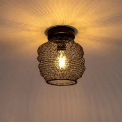 Orientalische Deckenlampe schwarz - Nidum Bene
