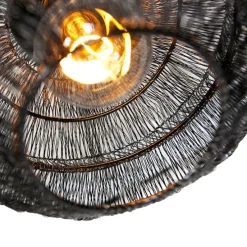 Orientalische Deckenlampe schwarz 25 cm - Vadi