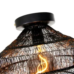 Orientalische Deckenlampe schwarz 25 cm - Vadi
