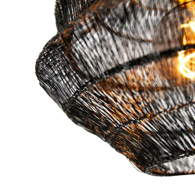 Orientalische Deckenlampe schwarz 25 cm - Vadi