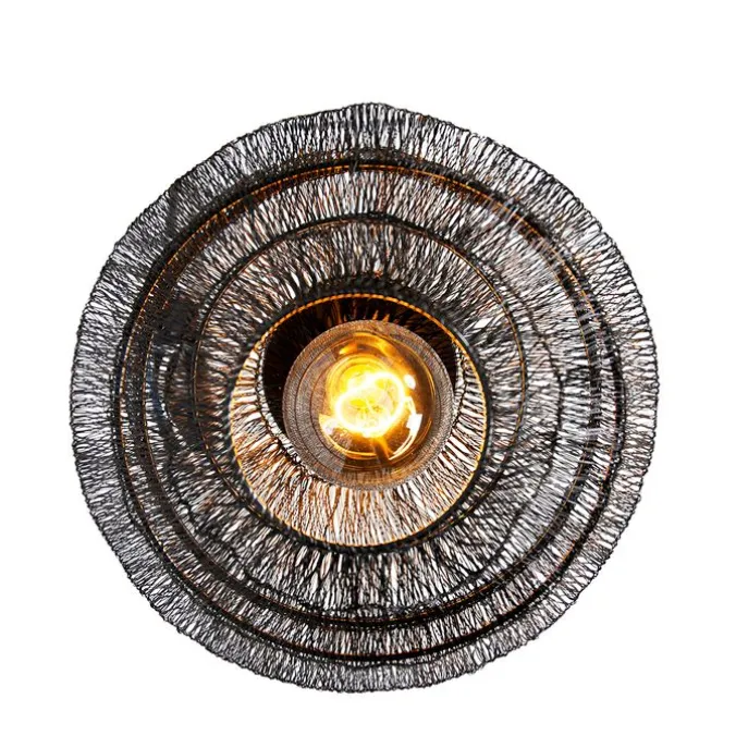 Orientalische Deckenlampe schwarz 25 cm - Vadi