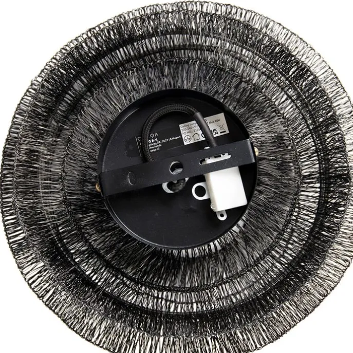 Orientalische Deckenlampe schwarz 25 cm - Vadi