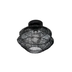 Orientalische Deckenlampe schwarz 25 cm - Vadi