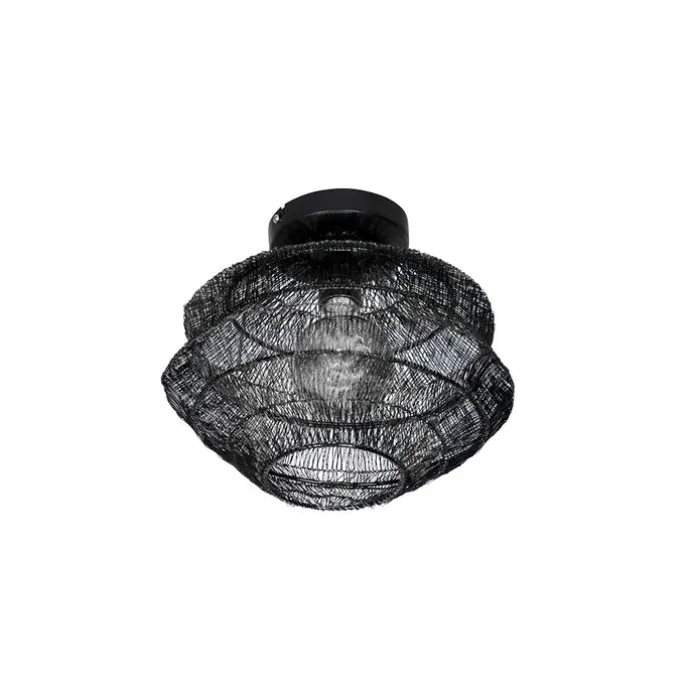 Orientalische Deckenlampe schwarz 25 cm - Vadi