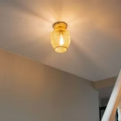 Orientalische Deckenlampe Gold - Nidum Bene