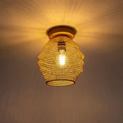 Orientalische Deckenlampe Gold - Nidum Bene