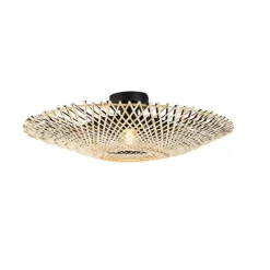 Orientalische Deckenlampe Rattan 50 cm - Rina