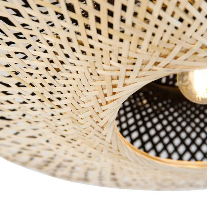 Orientalische Deckenlampe Rattan 50 cm - Rina