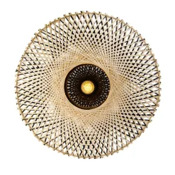 Orientalische Deckenlampe Rattan 50 cm - Rina