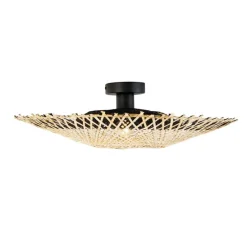 Orientalische Deckenlampe Rattan 50 cm - Rina