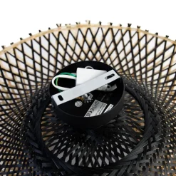 Orientalische Deckenlampe Rattan 50 cm - Rina