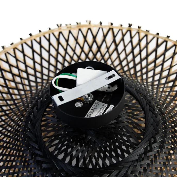 Orientalische Deckenlampe Rattan 50 cm - Rina