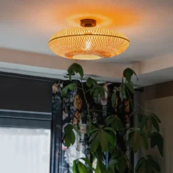 Orientalische Deckenlampe Bambus 50 cm - Ostrava