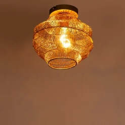 Orientalische Deckenlampe Gold 25 cm - Vadi