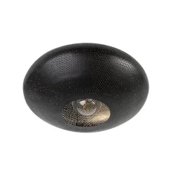 Orientalische Deckenlampe schwarz mit Gold 40 cm - Radiance