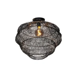 Orientalische Deckenlampe schwarz 45 cm - Vadi