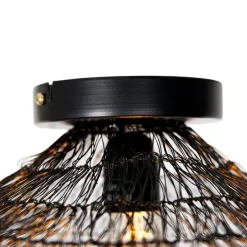 Orientalische Deckenlampe schwarz 45 cm - Vadi