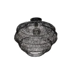 Orientalische Deckenlampe schwarz 45 cm - Vadi