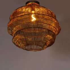 Orientalische Deckenlampe Gold 45 cm - Vadi