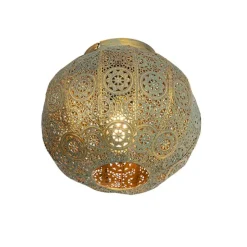 Orientalische Deckenleuchte Gold mit Grün 28,5 cm - Baloo