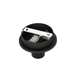 Orientalische Deckenleuchte aus schwarzem Bambus 62 cm - Pua