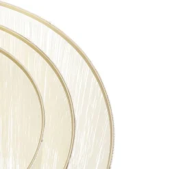 Orientalische Deckenleuchte Gold cremefarbener Schirm mit Fransen - Franxa