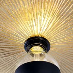 Orientalische Deckenleuchte Gold Rund - Konge