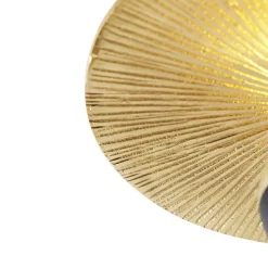 Orientalische Deckenleuchte Gold Rund - Konge