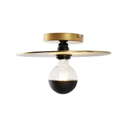 Orientalische Deckenleuchte Gold Rund - Konge