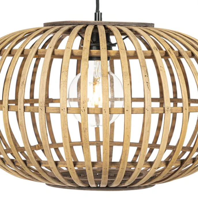Orientalische Hängelampe Bambus 44 cm - Amira