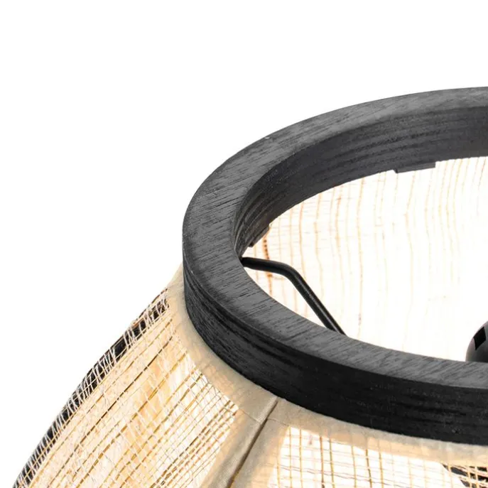 Orientalische Hängelampe braun Stoff 35 cm - Rob