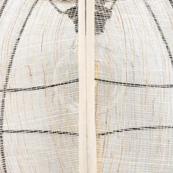 Orientalische Hängelampe braun Stoff 35 cm - Rob