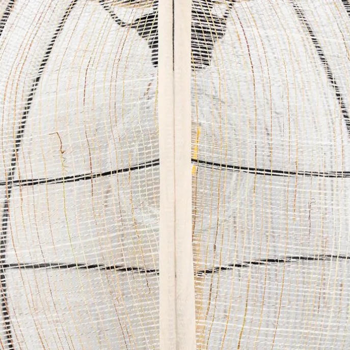 Orientalische Hängelampe braun Stoff 35 cm - Rob