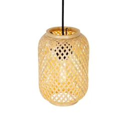 Orientalische Hängelampe Bambus 3-flammig - Yvonne