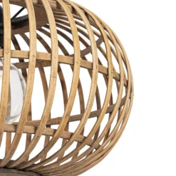 Orientalische Hängelampe Bambus 2-flammig - Amira