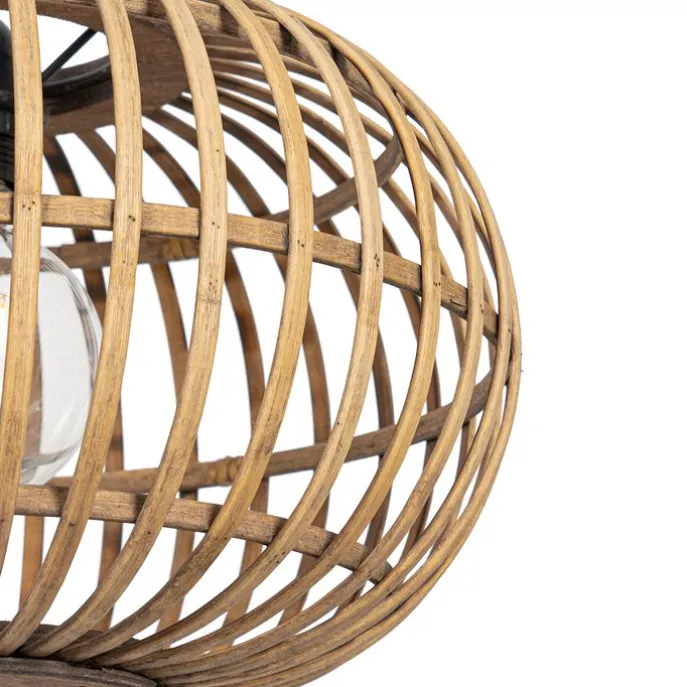 Orientalische Hängelampe Bambus 2-flammig - Amira