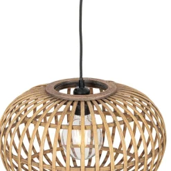 Orientalische Hängelampe Bambus 2-flammig - Amira