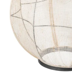 Orientalische Hängelampe braun Stoff 46 cm - Rob